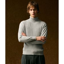 【チクチクしない/3シーズン対応/サスティナブル】SNOWY タートルネックセーター