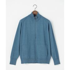 【チクチクしない/イージーケア/3シーズン対応/サスティナブル】SNOWY  スタンドジップカーディ