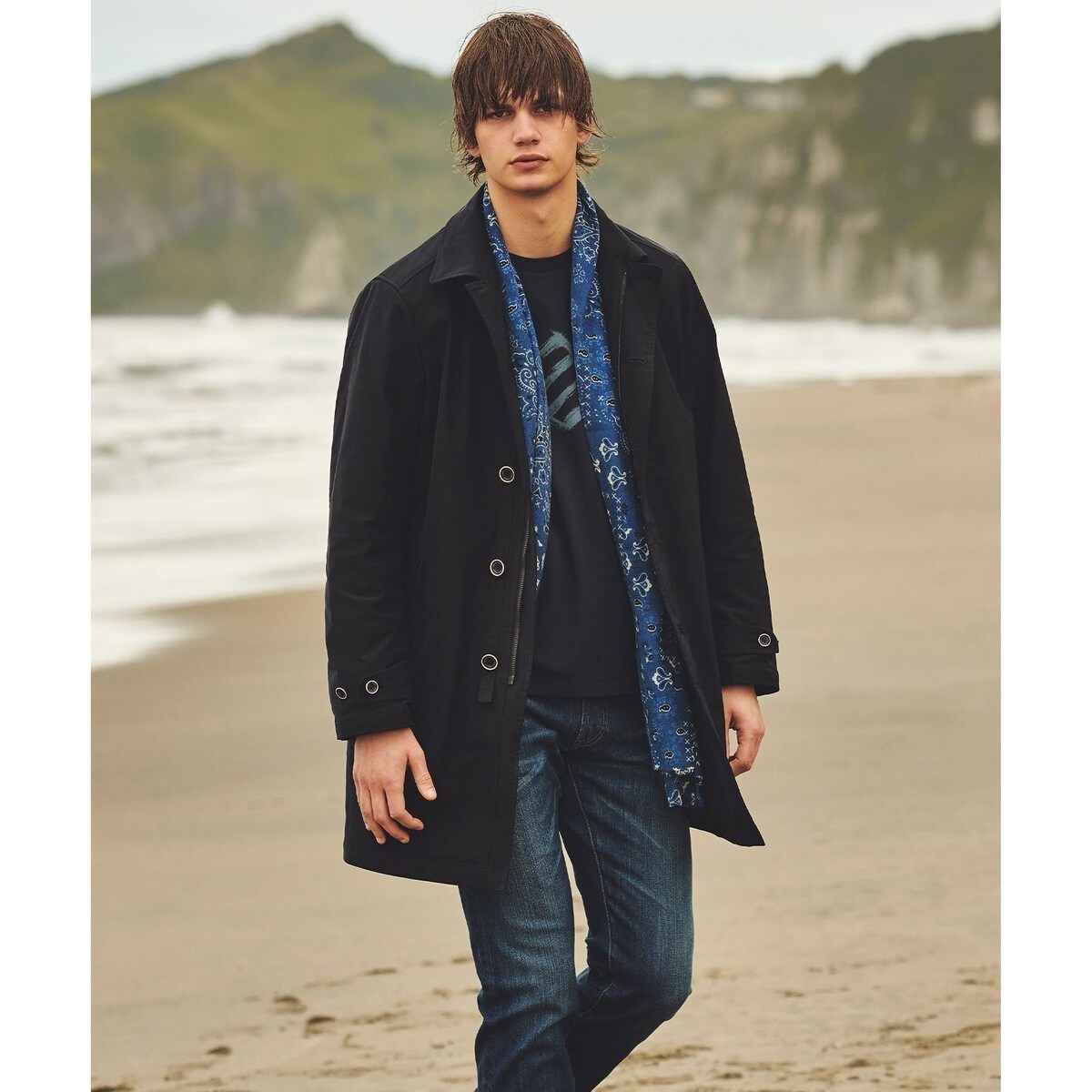 新品 5.7万 ジョセフアブード 秋冬 モーデュロイ ジャケット 3L(XL以上) 紺 【J44132】 メンズ JOSEPH ABBOUD チーフ ブレザー □JOSEPH ABBOUD ジョセフ アブード 大きいサイズ 定価5.7万