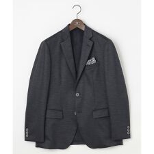 【キングサイズ・尾州産素材/ウールジャージー】T/W モクロディ ジャケット