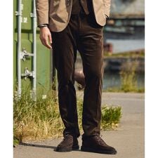 【ウエストも伸びる！遠州ファブリック/オーガニックコットン】ソフトコーデュロイ パンツ
