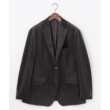 【キングサイズ・軽量/ストレッチ/スウェードタッチ】トリコットコーデュロイ ジャケット