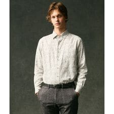 ジョセフアブード(JOSEPH ABBOUD)の【キングサイズ・自然な光沢感】コットンビエラフラワープリント シャツ