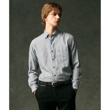 ジョセフアブード(JOSEPH ABBOUD)の【柔らか・光沢感】コットンビエラストライプ シャツ