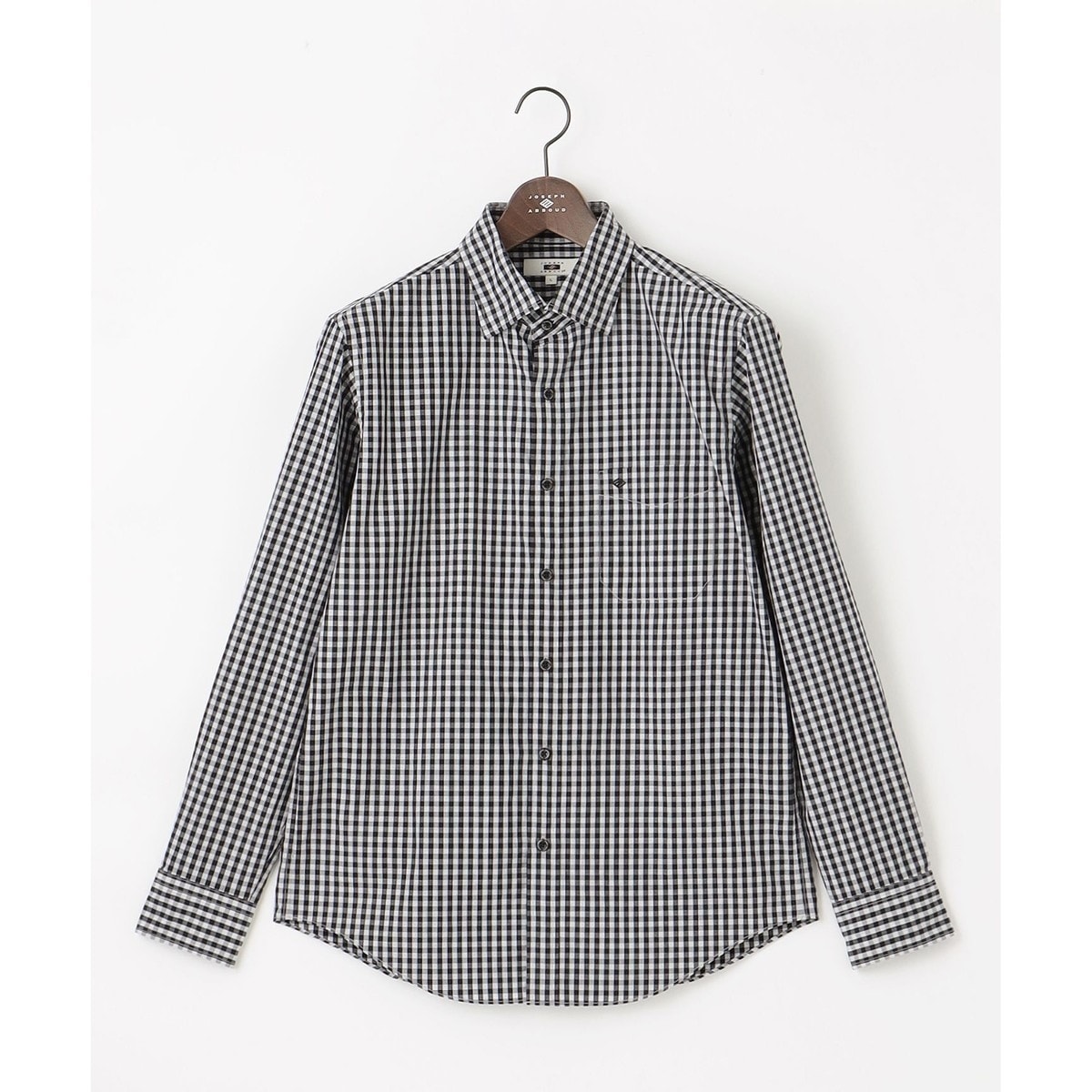 【キングサイズ・綿100％】メランジギンガムチェック シャツ