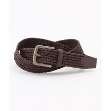 【イタリア素材・ストレッチ・日本製】メランジラウンドコードレザーベルト　26SSモデル