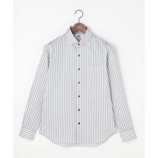 【キングサイズ・ストレッチ・イージーケア・JAPANファブリック】ストライプストレッチ シャツ