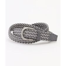 【イタリア素材・ストレッチ・日本製】メランジグリッドストレッチ ベルト