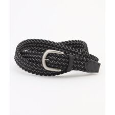 【キングサイズ・イタリア素材・ストレッチ・日本製】メランジグリッドストレッチ ベルト