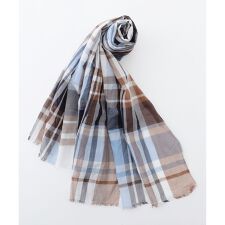 【bugatti×V.FRAAS】ビッグチェック コットン ストール