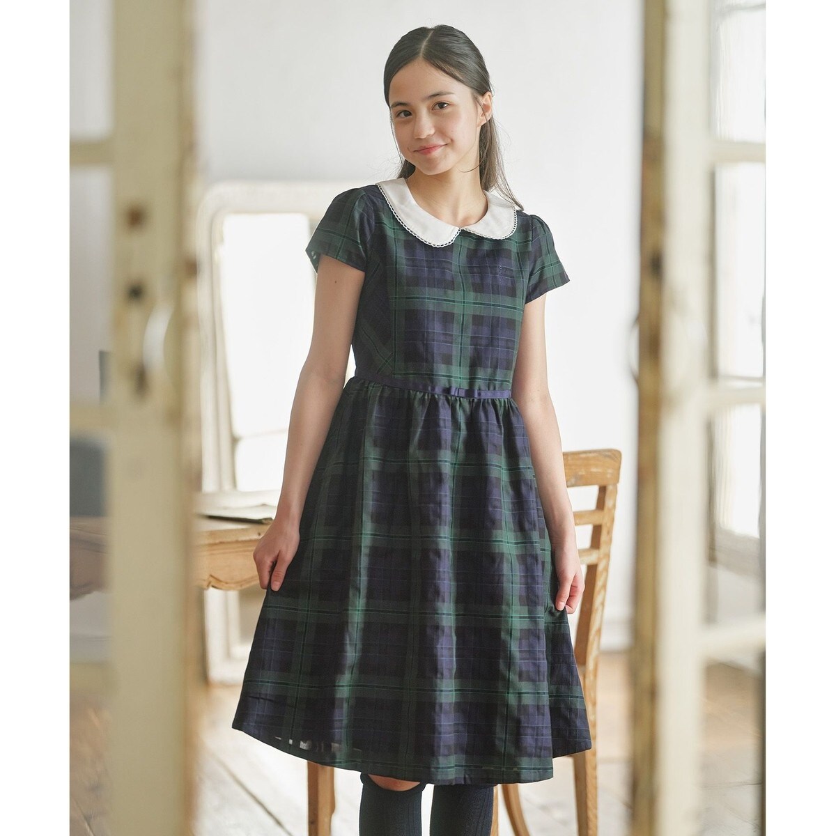 150-170cm】クラシックチェック ワンピース | 組曲(KUMIKYOKU