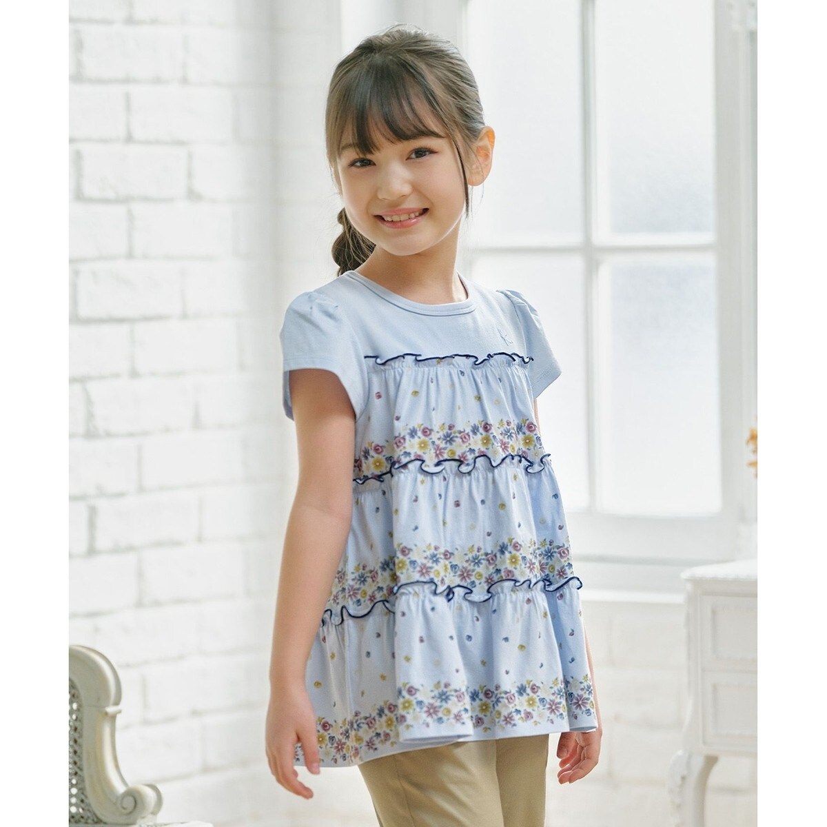 【140-170cm】トリコロールライン カットソー J.PRESS｜【140-170cm】トリコロールライン カットソー