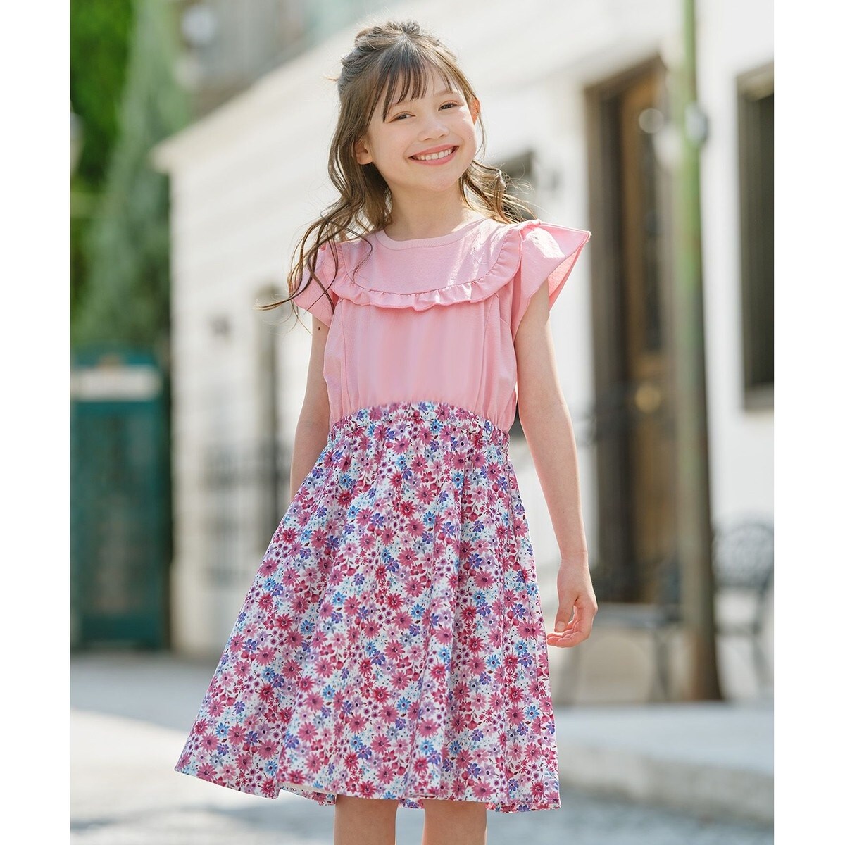 組曲 ワンピース 「110-140cm」サマーストライプ キッズ 子供服