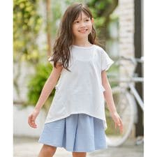 組曲(KUMIKYOKU)の【150-160cm】バックフリル チュニック