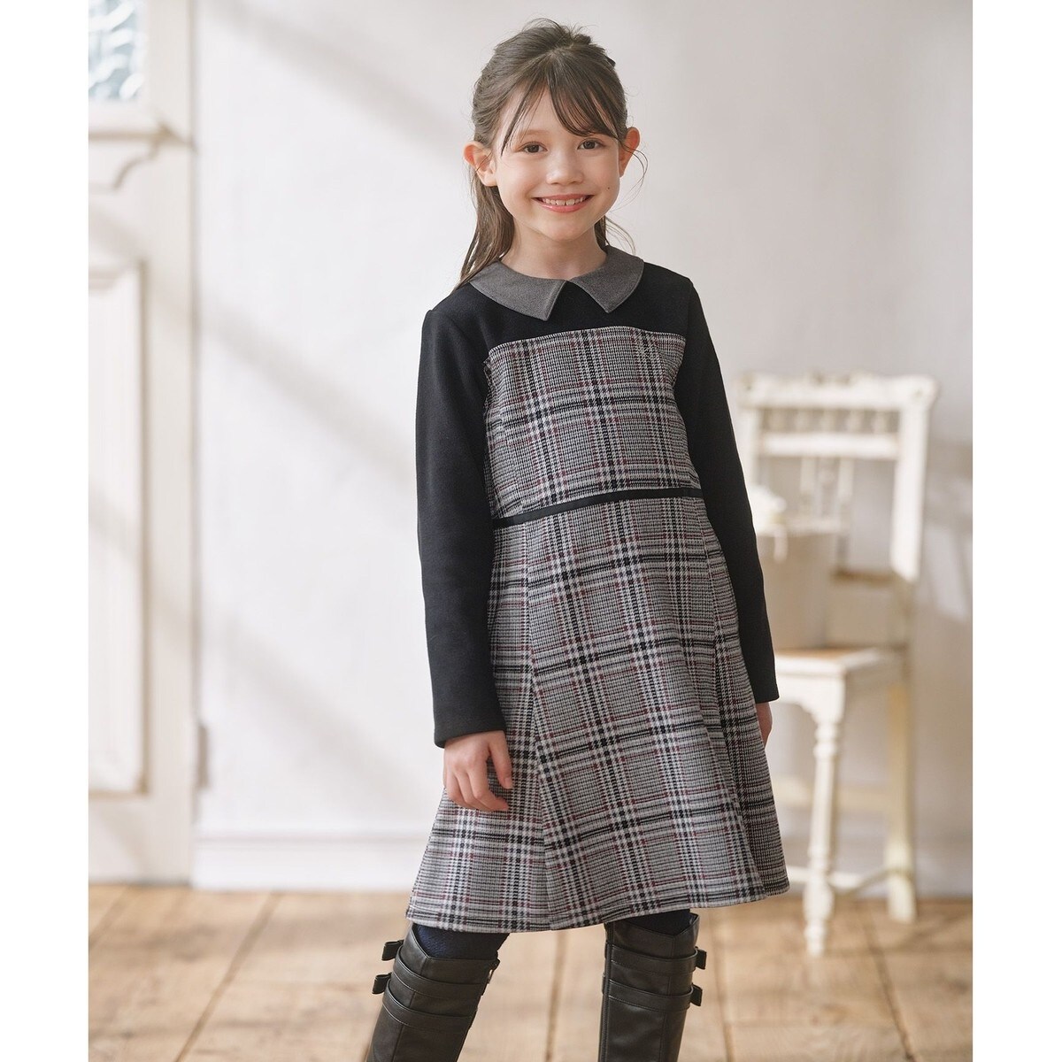 2点セット】セーラージャケット+チェックワンピース | エニィ(ANY