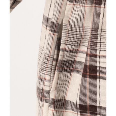 ママとお揃い １１０ １３０ｃｍ チェック 肩フリル ワンピース エニィファム Any Fam Opfkbw0474 ファッション通販 マルイウェブチャネル