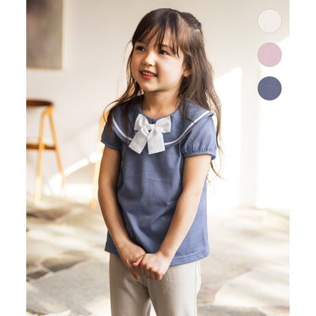 接触冷感セーラーカラーTシャツ | エニィファム(any FAM) | マルイ  