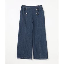 デニム ワイド パンツ