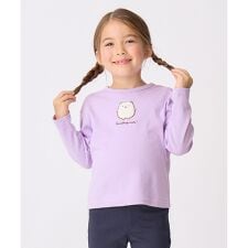 【すみっコぐらし】サガラ刺繍 長袖 Tシャツ