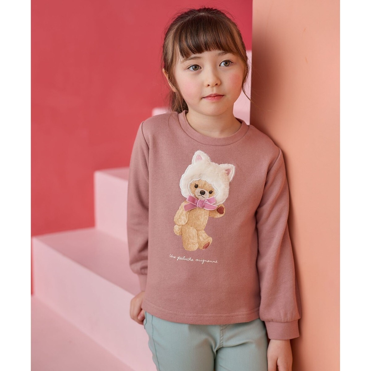 アルベロベロ　フフイユ　みんなで楽しいぶたさんトレーナー　裏毛/裏パイル 裏毛 アニマル トレーナー | エニィ(ANY) | マルイウェブチャネル