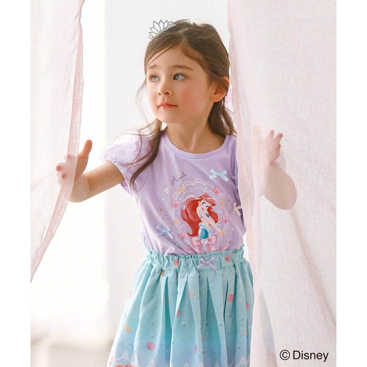 【ディズニープリンセス/フローズン】アート プリント Tシャツ