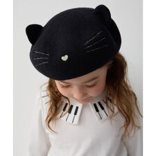 ネコ耳つきベレー帽