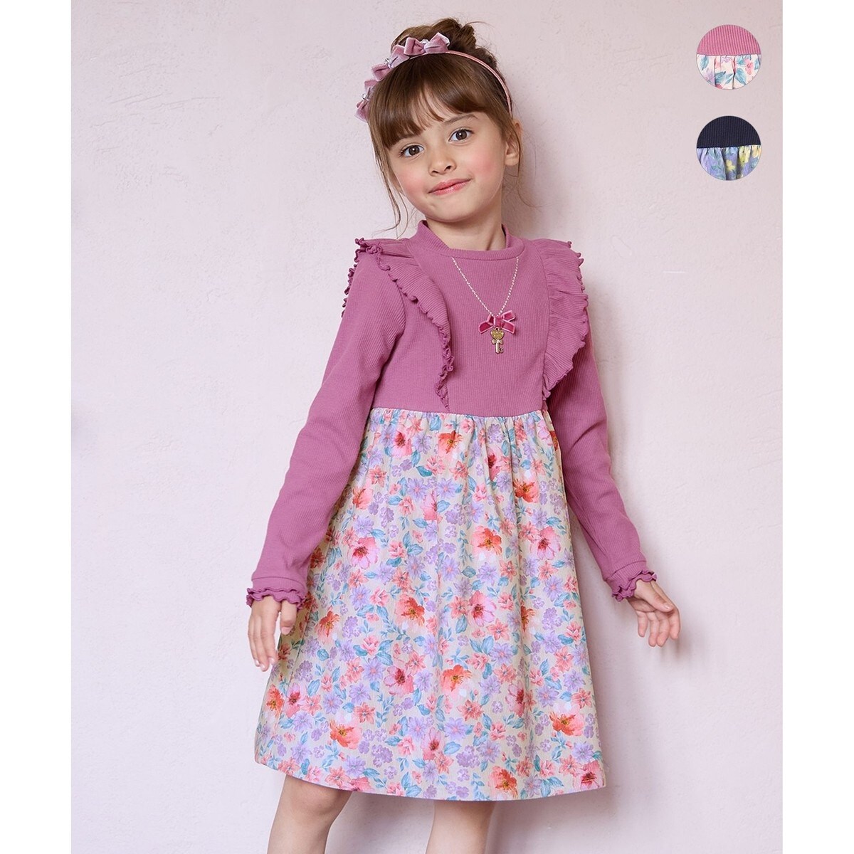 花柄ドッキングワンピース | エニィ(ANY) | マルイウェブチャネル