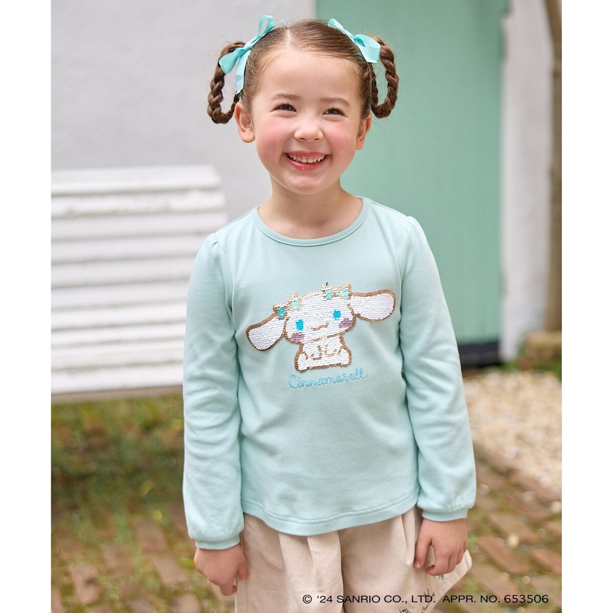 any FAM×サンリオキャラクターズ】ミラクルスパンコール長袖Tシャツ