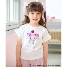 【any FAM ×サンリオキャラクターズ】ミラクルスパンコール Tシャツ