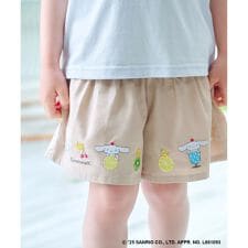 【any FAM ×サンリオキャラクターズ】裾刺繍 キュロット