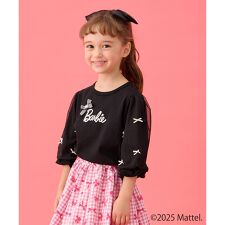 【Barbie(TM)】リボン 七分袖Tシャツ