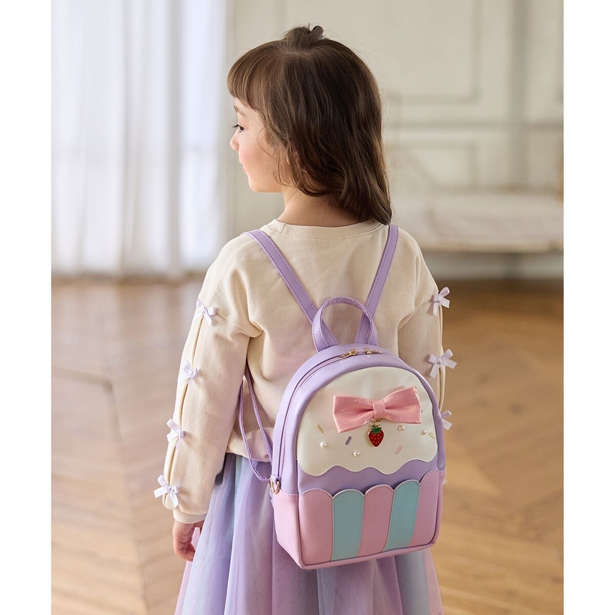 メゾピアノ 【容量約18L】ピアノリュック 容量約18L】ピアノリュック(F ラベンダー): キッズ - ナルミヤ