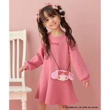 【マイメロディ＆クロミ×ANY KIDS】ポシェット ワンピース