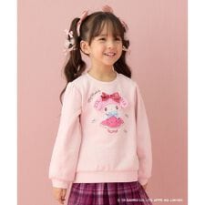 【マイメロディ＆クロミ×ANY KIDS】アップリケ トレーナー