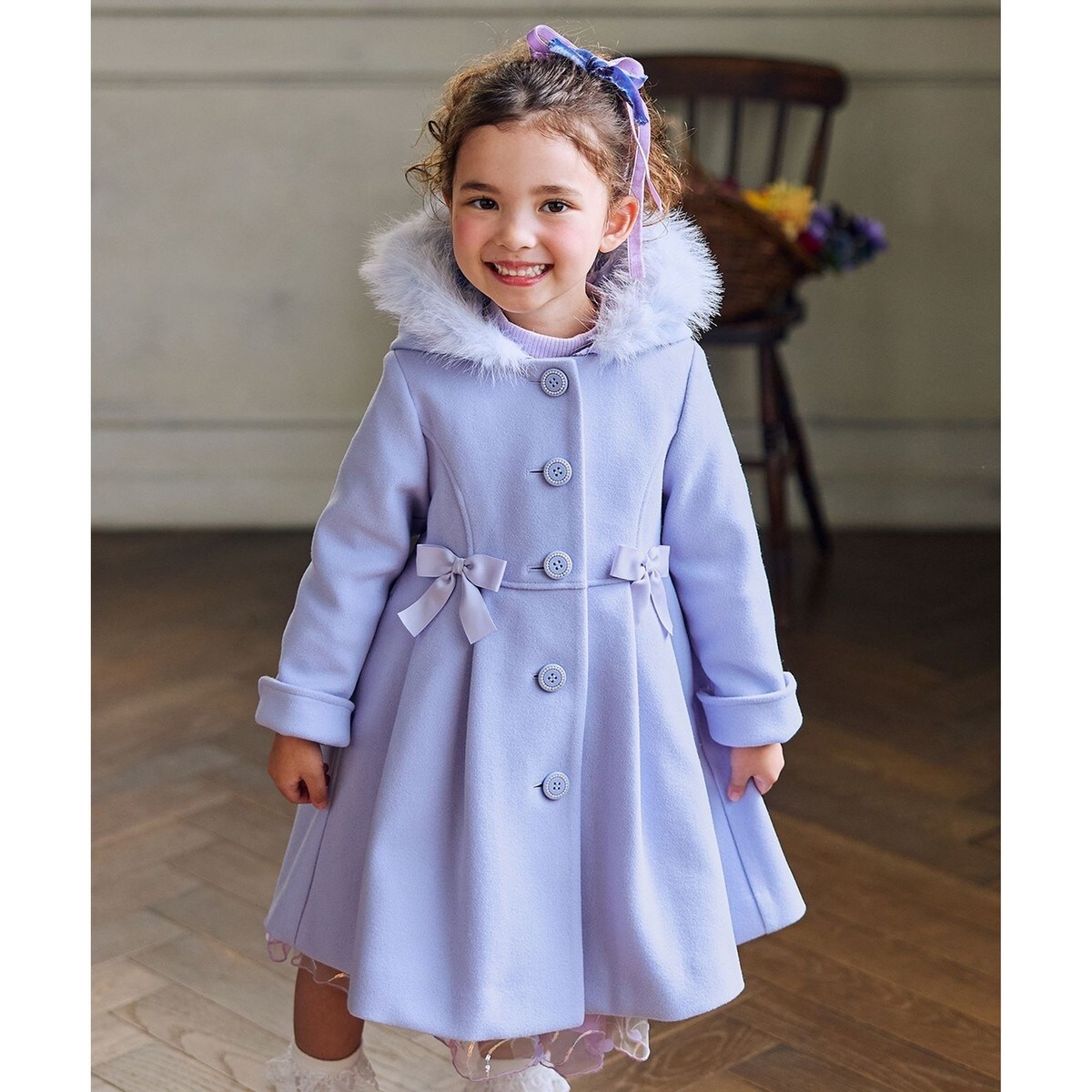 フード取り外し可能】ウールライクコート | エニィ(ANY