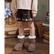 ネコ刺繍 コーデュロイ ショートパンツ