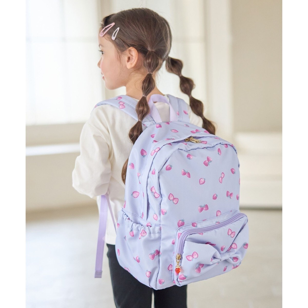Strawberry Collection】【10L容量】いちご総柄リュック | エニィ(ANY