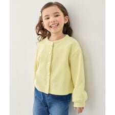 【洗濯機可能】スナップボタン カーディガン