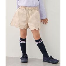 【洗濯機可能】スカラップショートパンツ