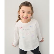 【綿100%】リボンアソート 長袖Tシャツ