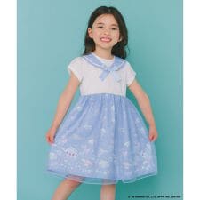 【シナモロール×ANY KIDS】2WAY セーラーカラーワンピース