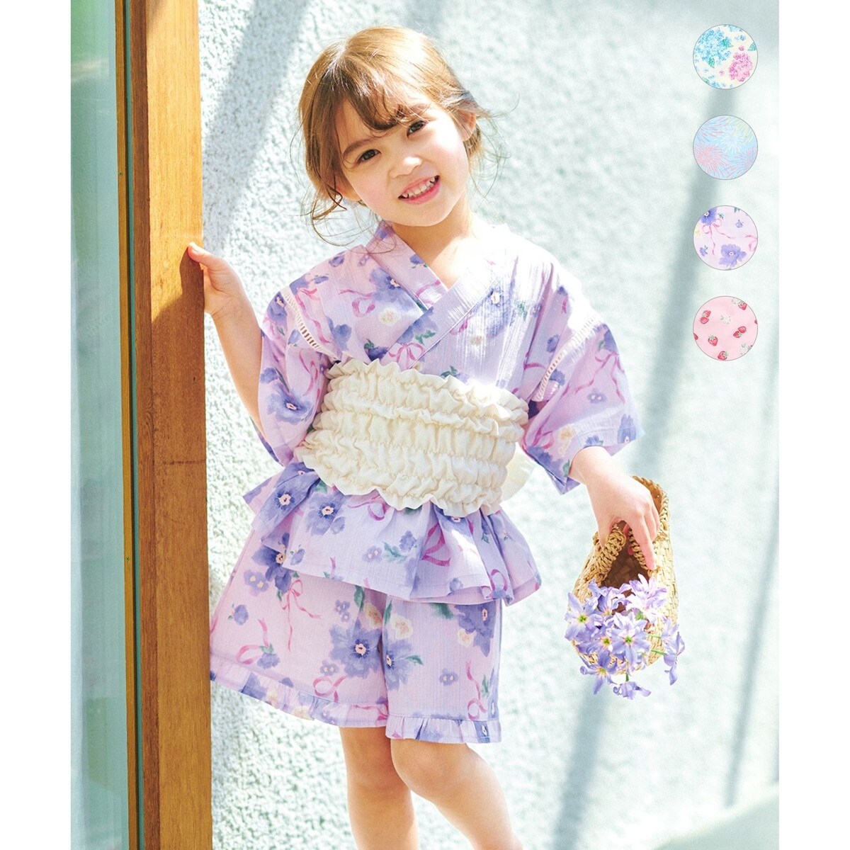子供用　帯一式セット TSUMORI CHISATO（ツモリチサト） 子供用 帯リボン（兵児帯 ゆかた帯
