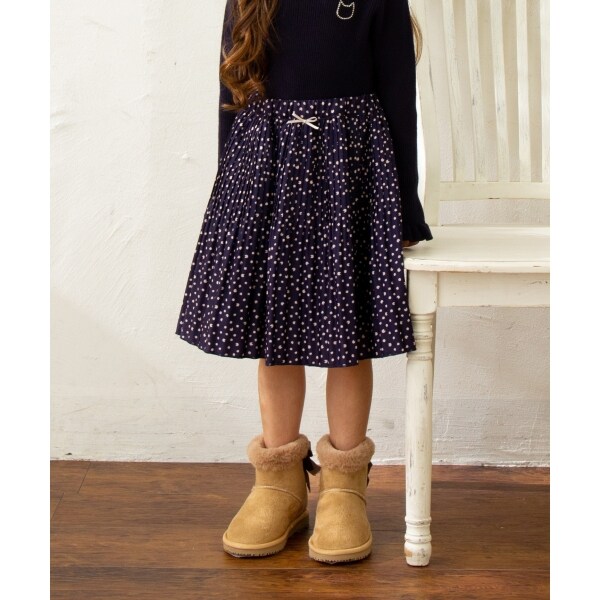 S－Mサイズ】デシン ねこドット スカート | エニィ(ANY) | マルイ
