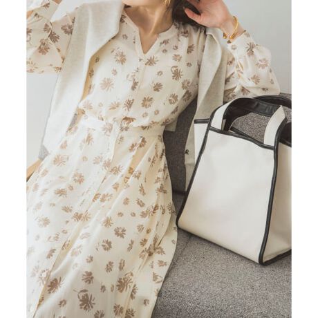 配色フラワープリントワンピース アーバンリサーチ Urban Research Ur14 26x003 ファッション通販 マルイウェブチャネル