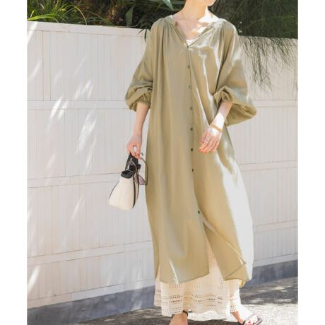 コットンボイル袖ボリュームワンピース アーバンリサーチ Urban Research ファッション通販 マルイ ウェブチャネル Cb001 904 01