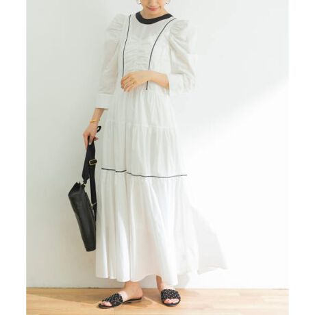 CASA FLINE ボリュームスリーブタックドレス | アーバンリサーチ(URBAN  