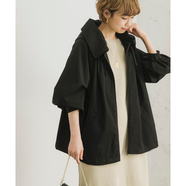 【メーカー再生品】 WEB限定』ギャザー衿ブルゾン アーバンリサーチ(URBAN | ジャケット・アウター