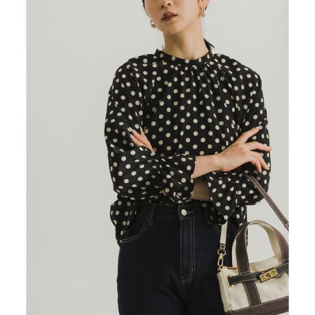 ドットボリュームスリーブブラウス | アーバンリサーチ(URBAN RESEARCH  