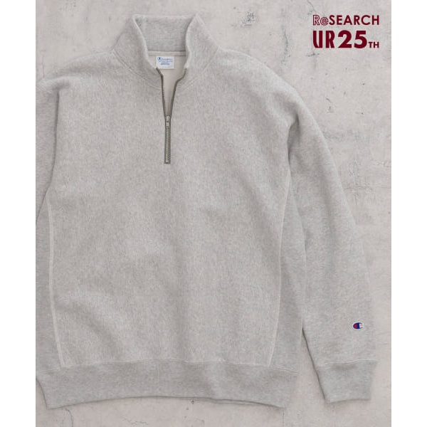 25周年別注』Champion×UR 11.5OZ HALF ZIP SWEAT | アーバンリサーチ