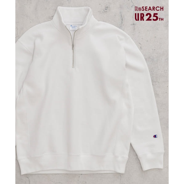 25周年別注』Champion×UR 11.5OZ HALF ZIP SWEAT | アーバンリサーチ